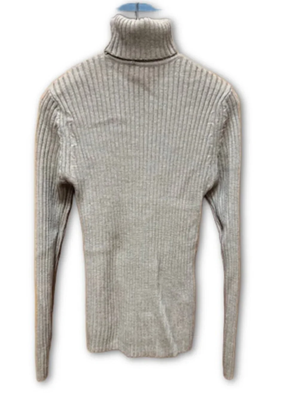 L.L.Bean 100% Merino Wool Ribbed Turtleneck Sweater